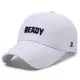 Black Embroidered Baseball Cap with Duckbill Design