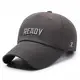 Black Embroidered Baseball Cap with Duckbill Design