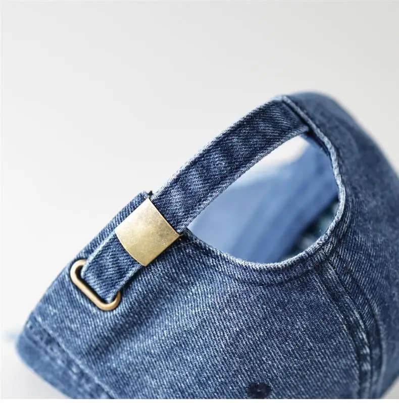 Cute Cat Guitar Denim Cap for Women — feature 8