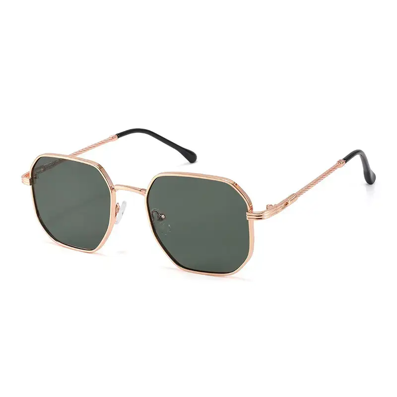 2025 Metal Frame Anti-UV Sunglasses Pink Gradient - Image 10