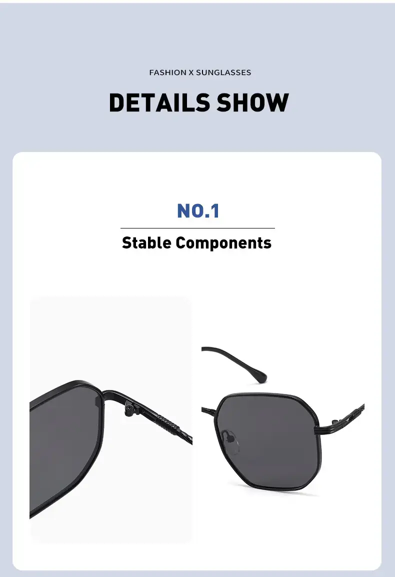 2025 Metal Frame Anti-UV Sunglasses Pink Gradient — feature 7