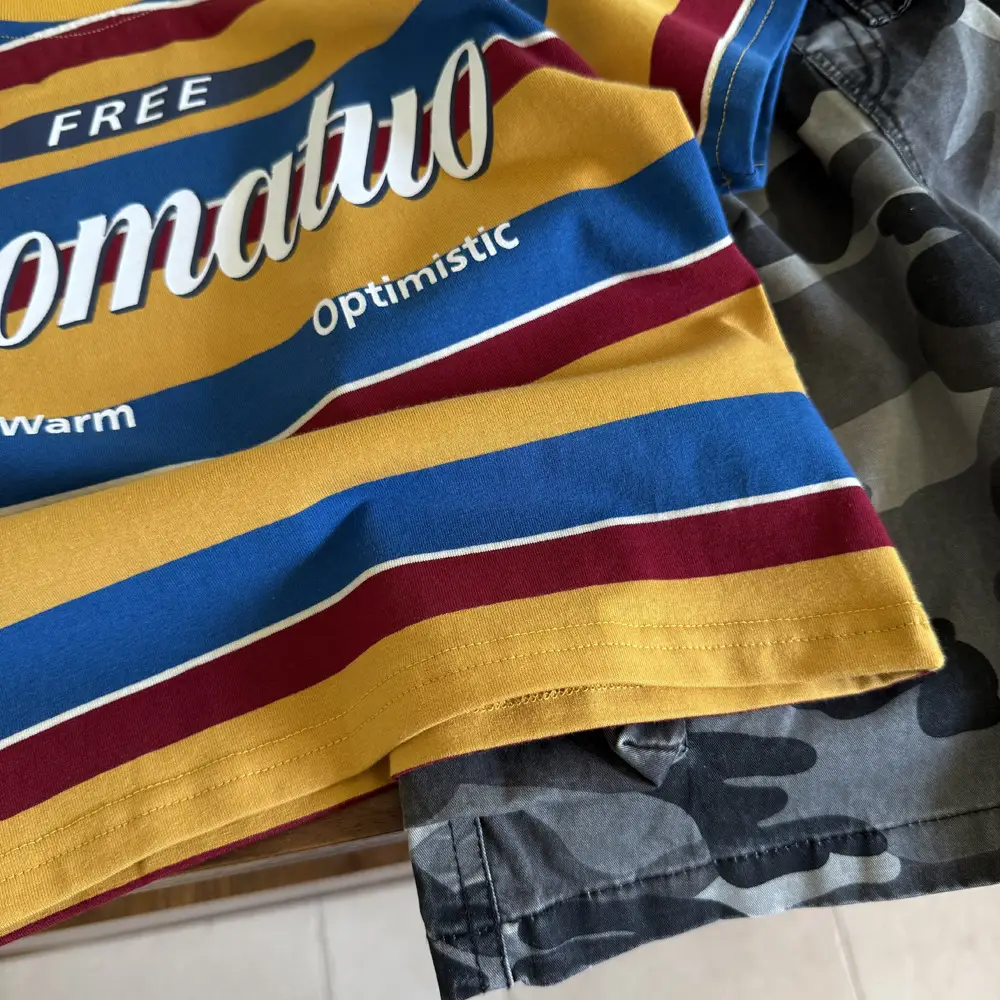 Kids Striped T-Shirt Boys 2025 Summer Free Warm — feature 5