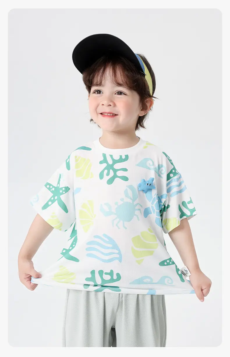 Boys T-Shirt Summer Print 2026 Kids Toddler Top Half Sleeve — feature 13