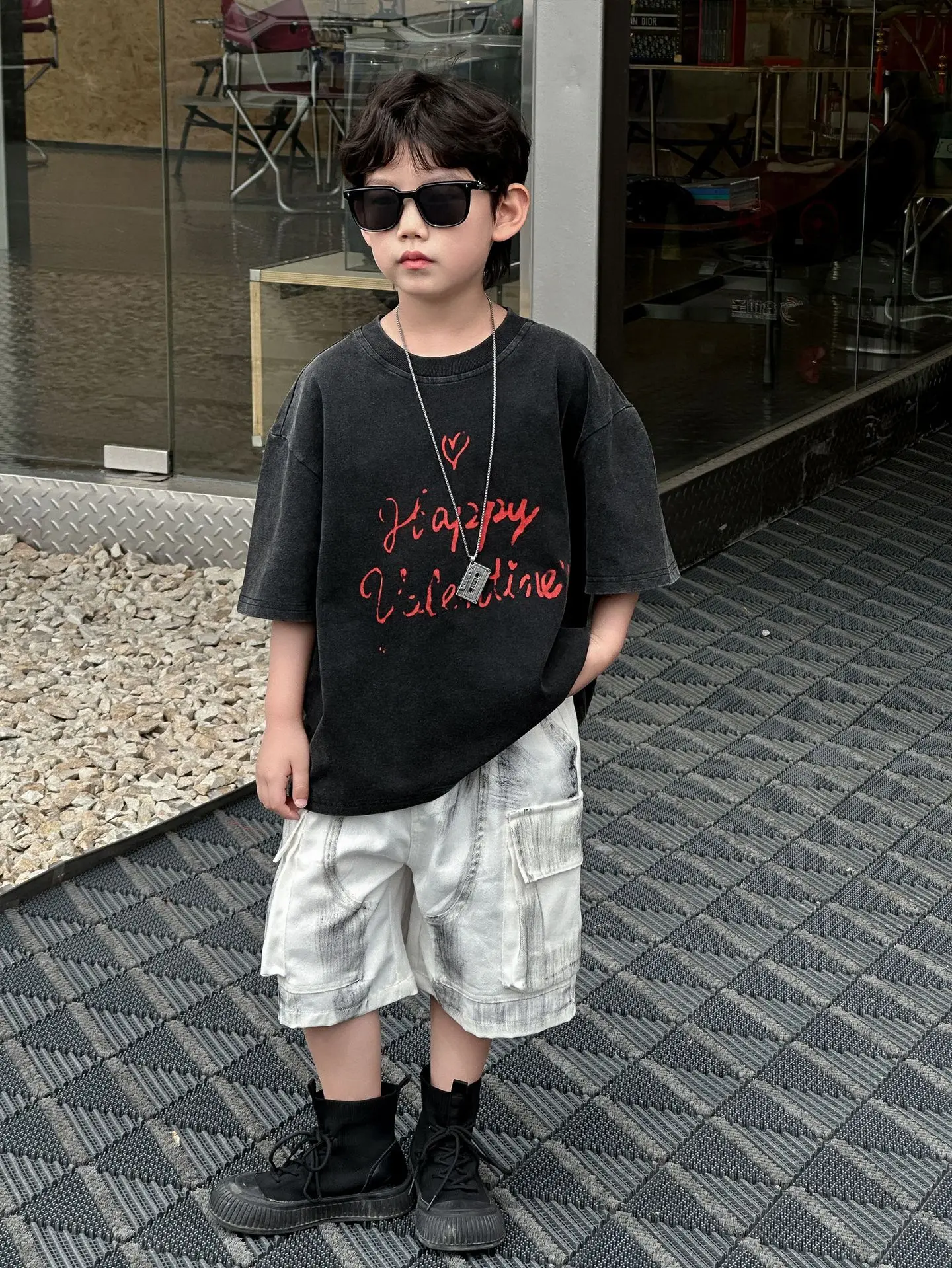 Kids T-Shirt Boys Summer Cotton Short Sleeve 2025 - Image 2