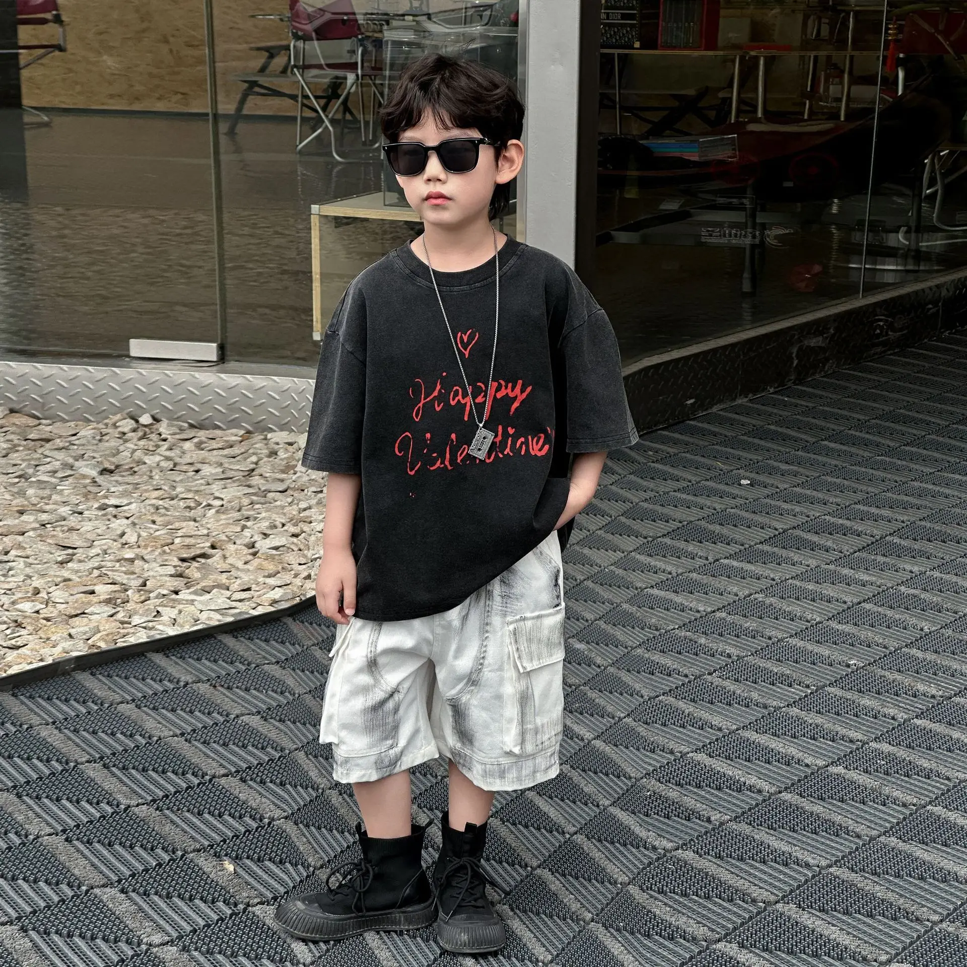 Kids T-Shirt Boys Summer Cotton Short Sleeve 2025 — feature 11