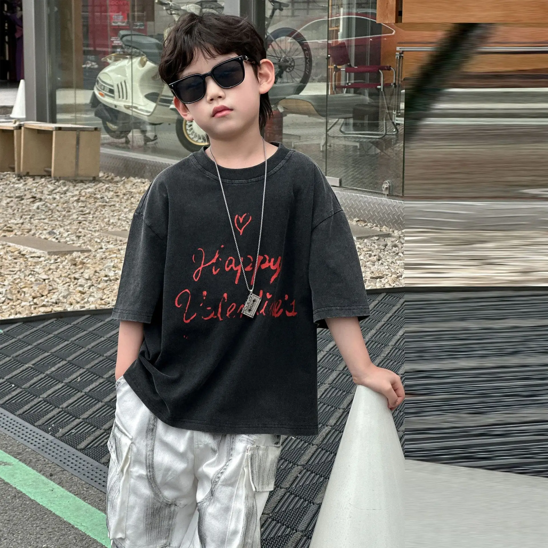 Kids T-Shirt Boys Summer Cotton Short Sleeve 2025 — feature 2
