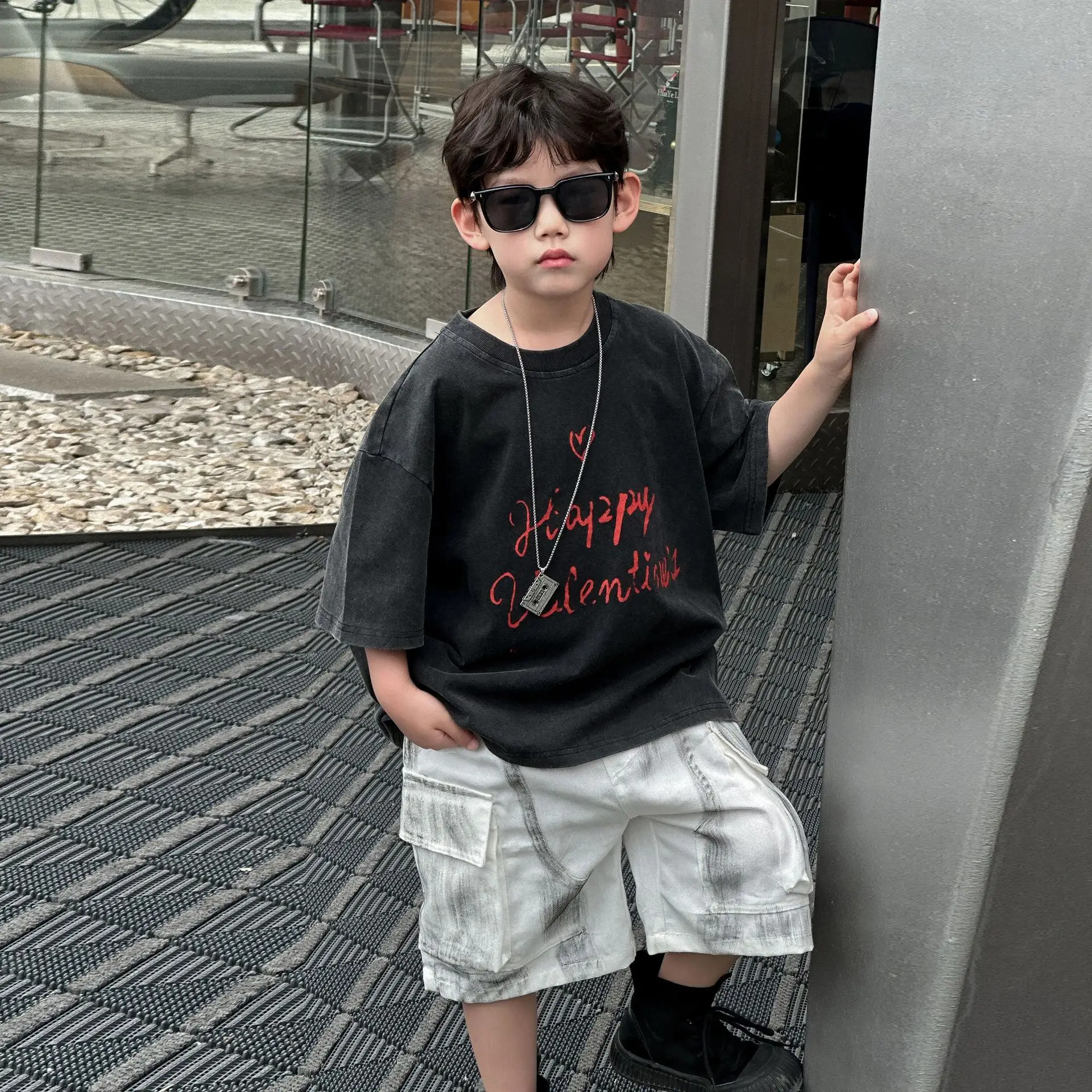 Kids T-Shirt Boys Summer Cotton Short Sleeve 2025 — feature 9