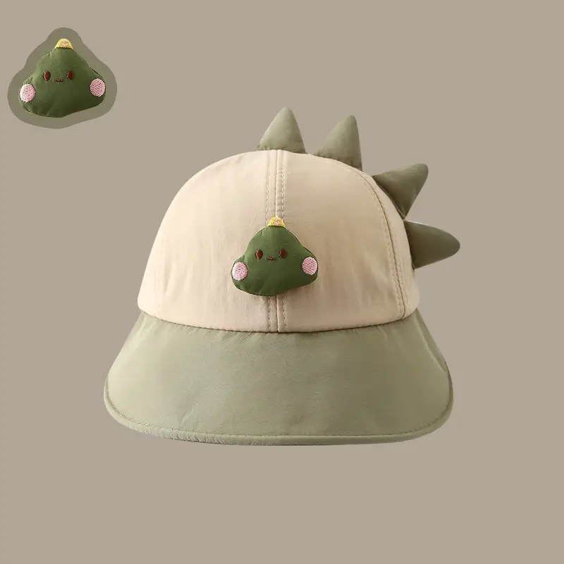 Baby Bunny Hat Pink Beige Quick-Drying Cap - Image 2