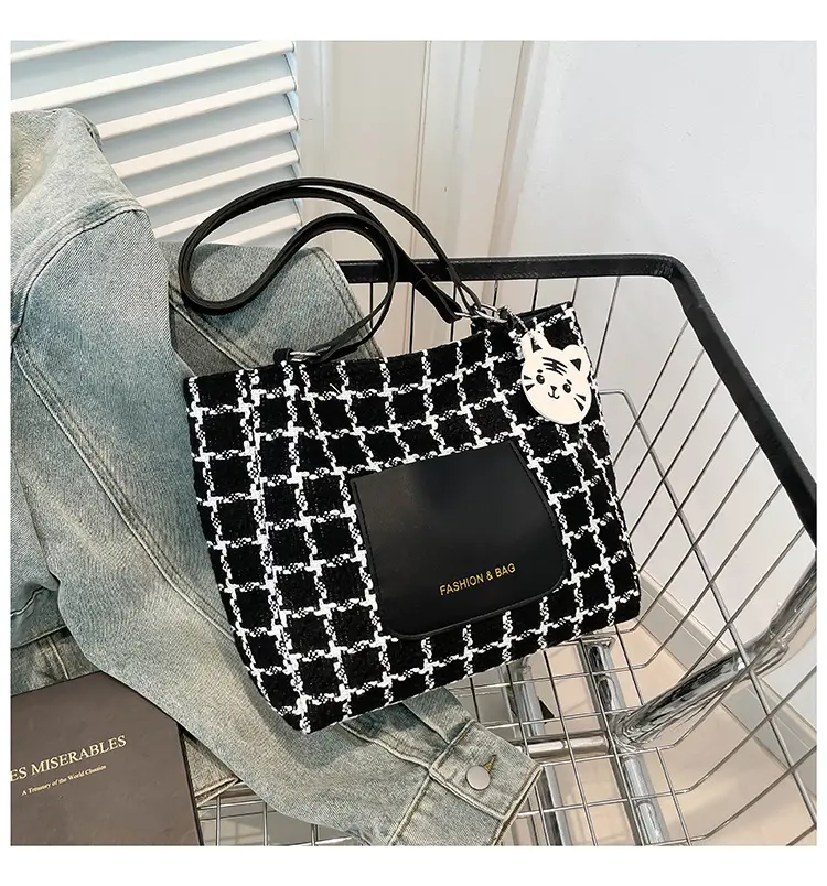 Women Plaid Tote Bag Casual Commute 2025 — feature 20
