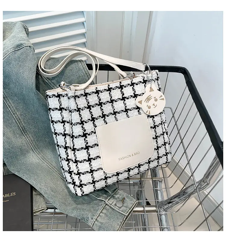 Women Plaid Tote Bag Casual Commute 2025 — feature 22