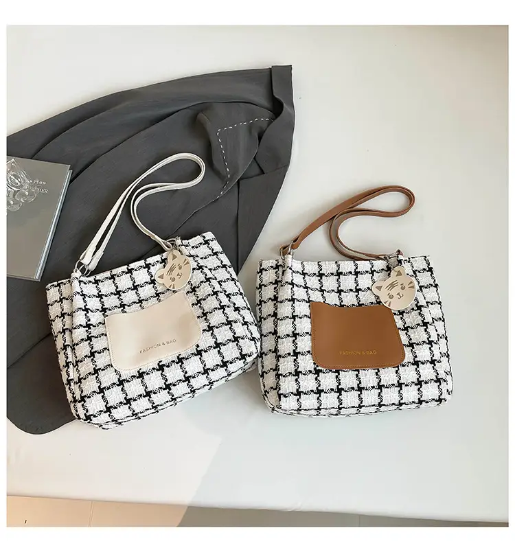 Women Plaid Tote Bag Casual Commute 2025 — feature 27