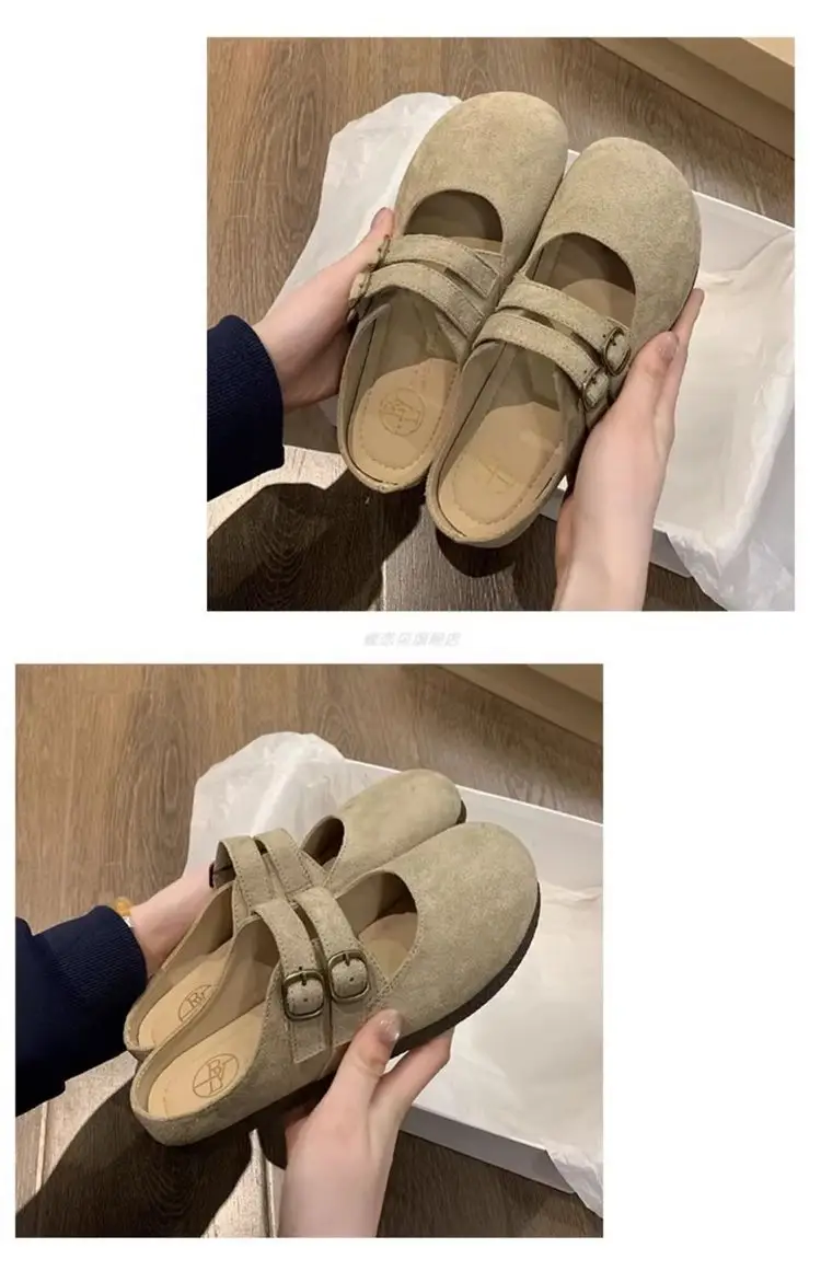 French Retro Baotou Half Slippers Women's 2025 — feature 7