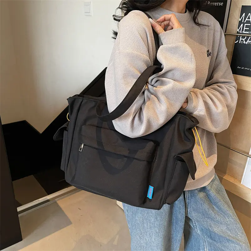 2025 New Large Capacity Black Tote Bag for Women - Image 7