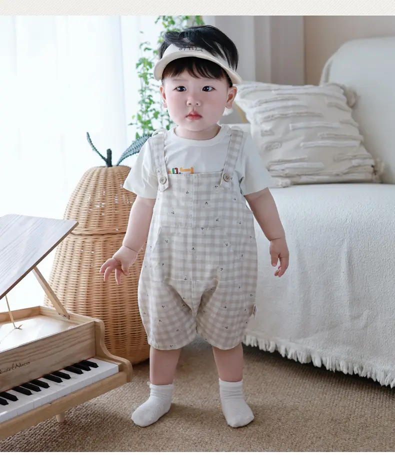 Boys' Cute Cartoon Shorts Suit Summer New Baby — feature 2