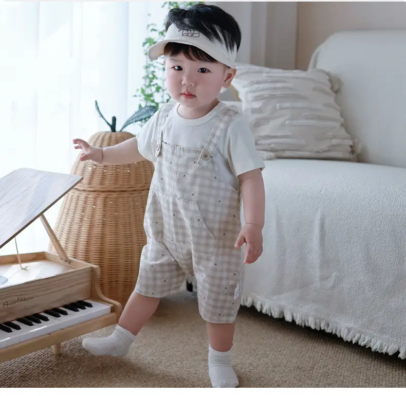 Boys' Cute Cartoon Shorts Suit Summer New Baby — feature 9