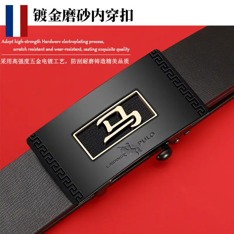 Paul 12 Zodiac Men's Belt with Automatic Buckle