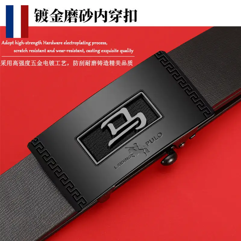 Paul 12 Zodiac Men's Belt with Automatic Buckle