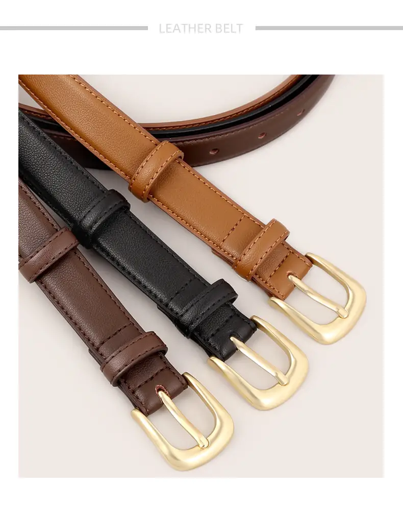 Women's Belt 3 Color Genuine Leather 100cm β feature 21