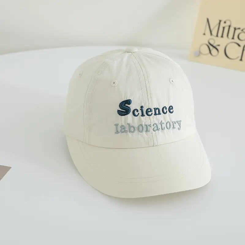 New Embroidered Pure Cotton Science Lab Cap - Image 7