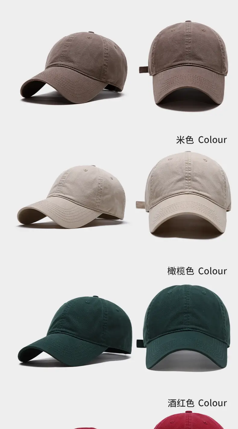 Men Large Head Circumference Cap Pure Cotton Duckbill — feature 13