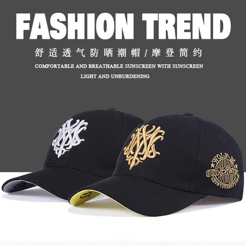 Korean Embroidered Baseball Cap for Men Women Sunshade Sports — feature 11