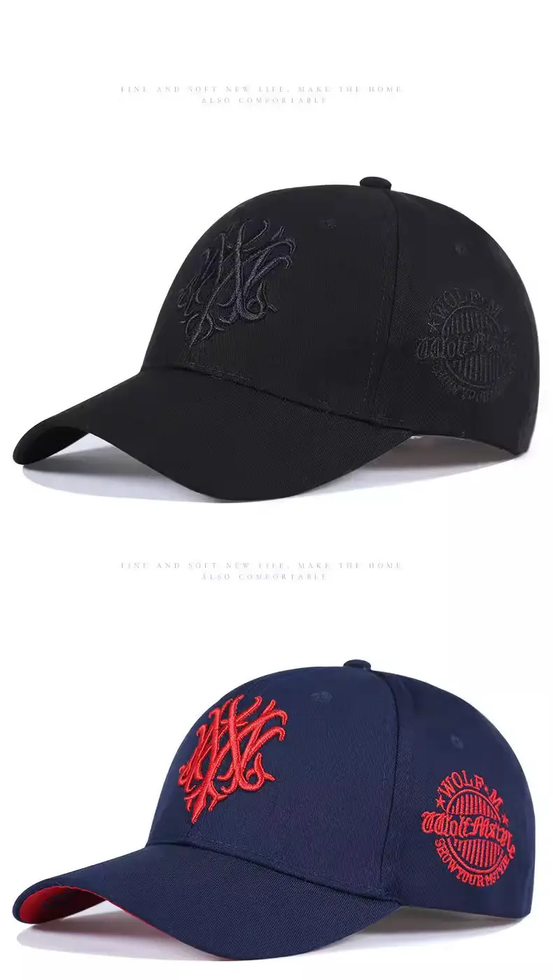 Korean Embroidered Baseball Cap for Men Women Sunshade Sports — feature 5