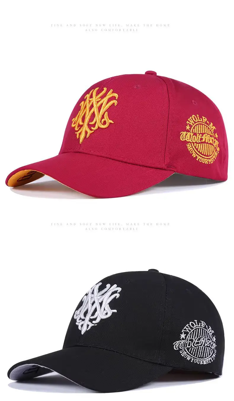 Korean Embroidered Baseball Cap for Men Women Sunshade Sports — feature 6