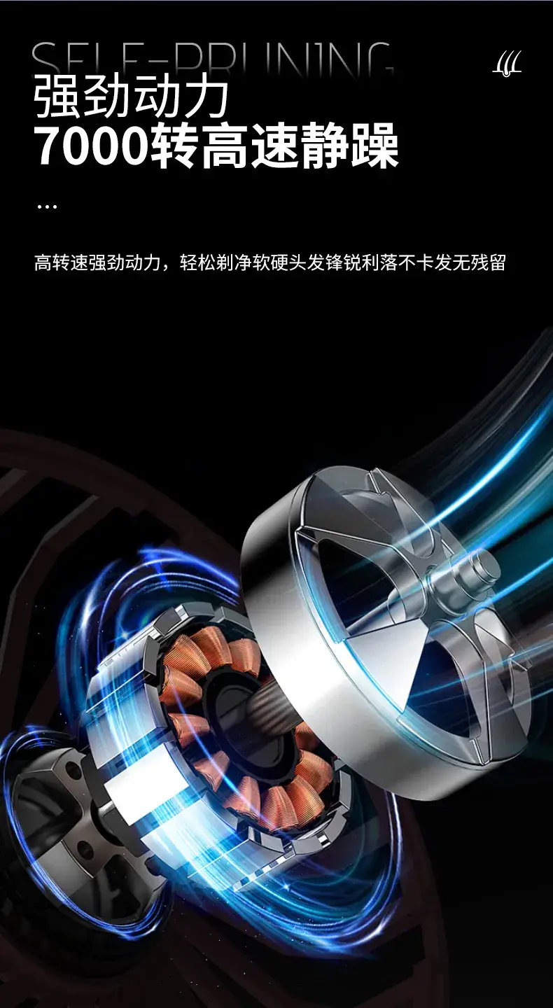 Rechargeable Electric Hair Clipper for Men Women — feature 6