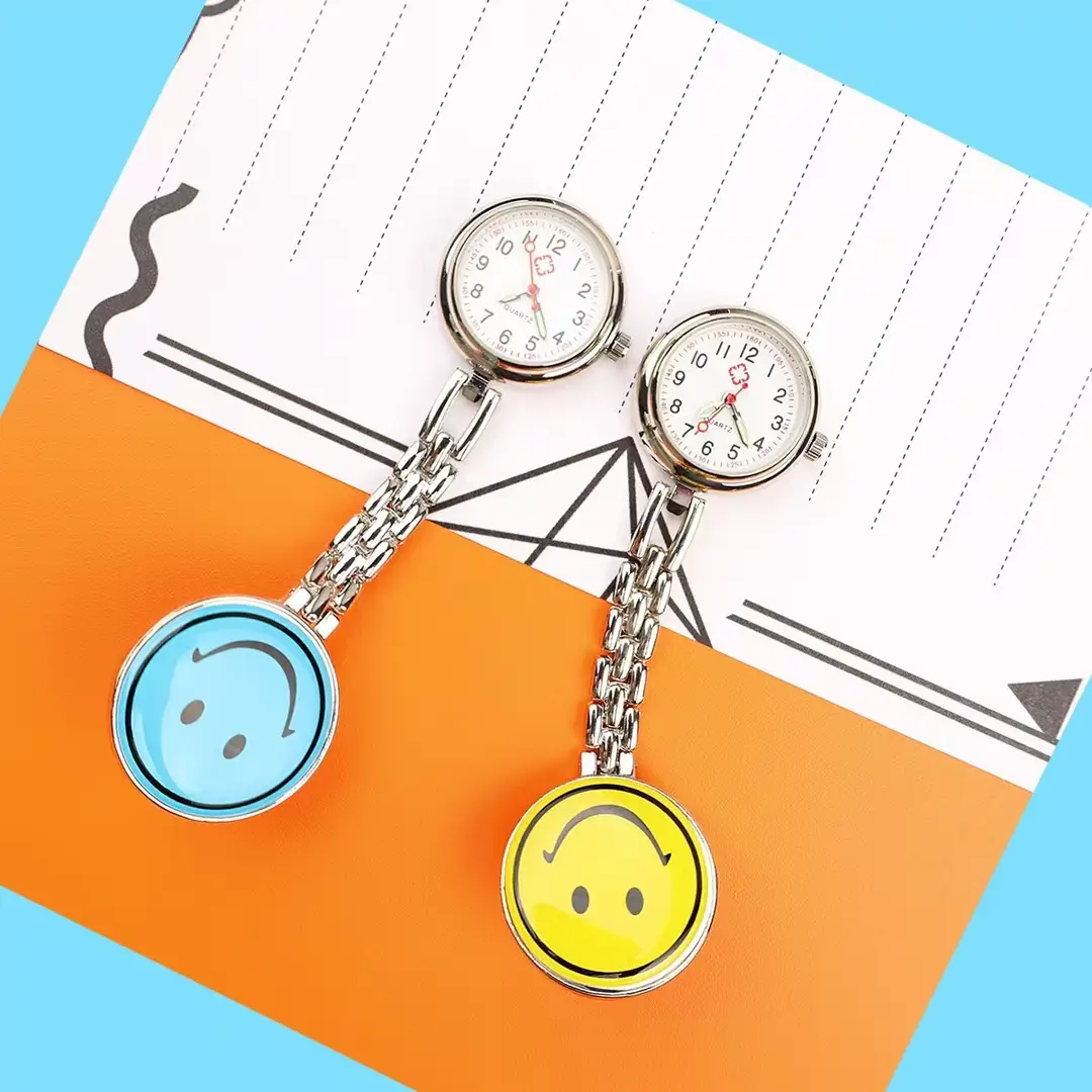 Factory Direct Sales Nurse Watch Hanging Watch Pointer Face Scale Compact Watch Fashion Trend Personalized Cartoon Quartz Watch
