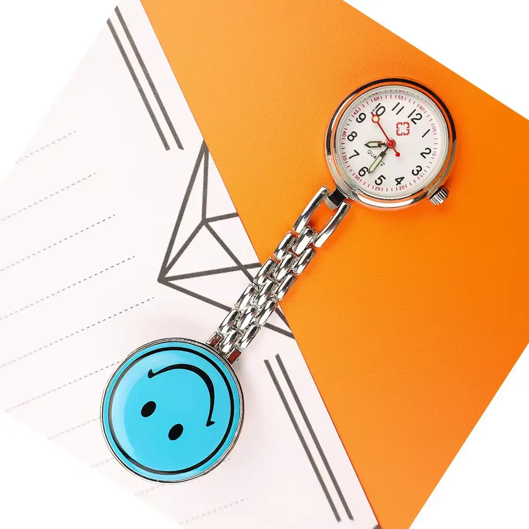 Factory Direct Sales Nurse Watch Hanging Watch Pointer Face Scale Compact Watch Fashion Trend Personalized Cartoon Quartz Watch