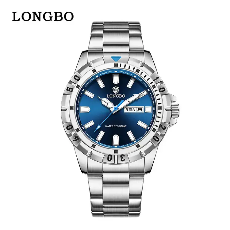 Longbo Gold Men's Wristwatch Business Luxury Trendy Fashion - Image 4