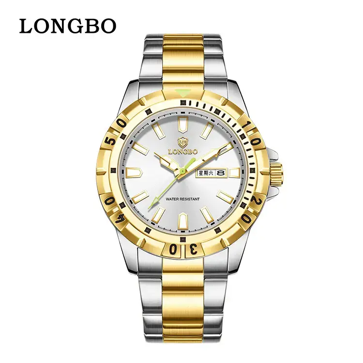 Longbo Gold Men's Wristwatch Business Luxury Trendy Fashion - Image 6