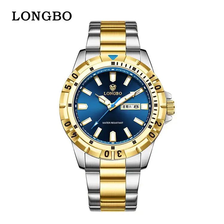Longbo Gold Men's Wristwatch Business Luxury Trendy Fashion - Image 8