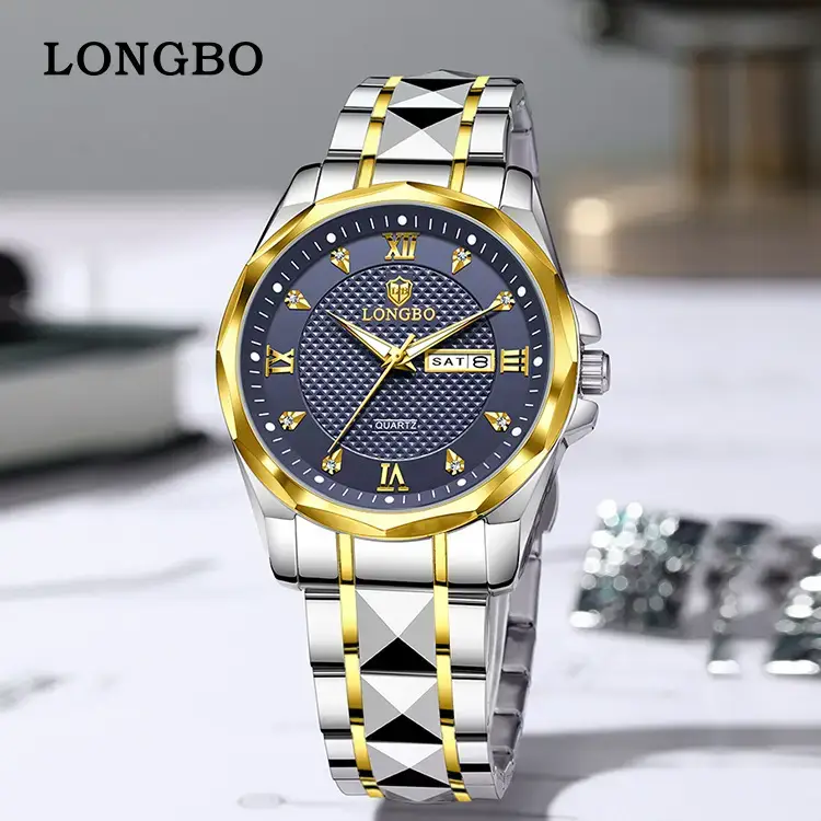 Longbo Men's Black Digital Watch with Bracelet - Image 6