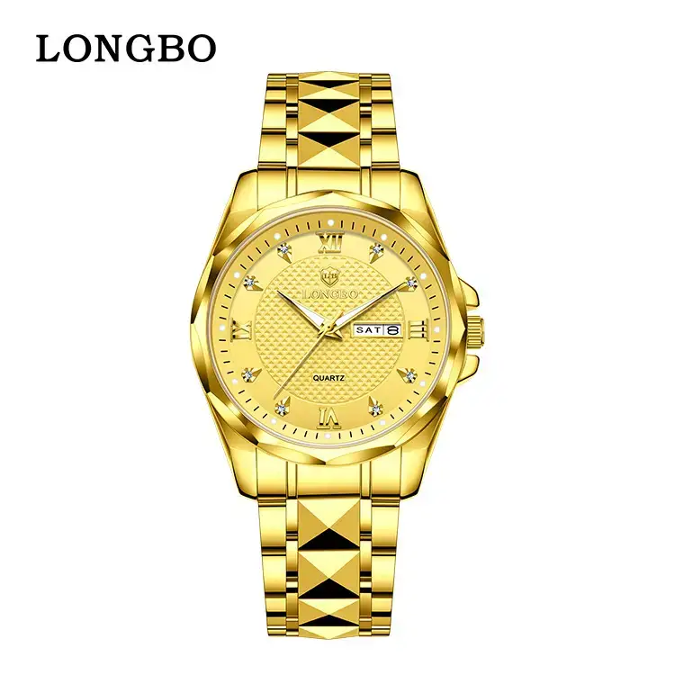 Longbo Men's Black Digital Watch with Bracelet - Image 2