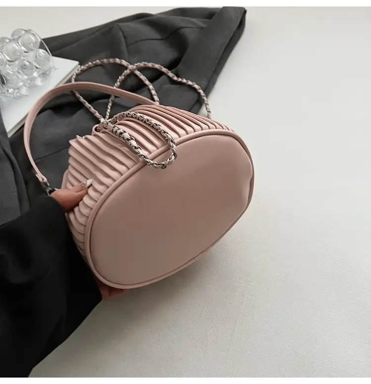 Korean Style Pleated Drawstring Bag Women 2025 — feature 34
