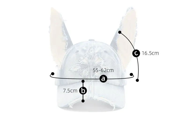 American Retro Doberman Ear Denim Baseball Hat for Men Women Spring Autumn New Show Face Small Cross Cap — feature 5