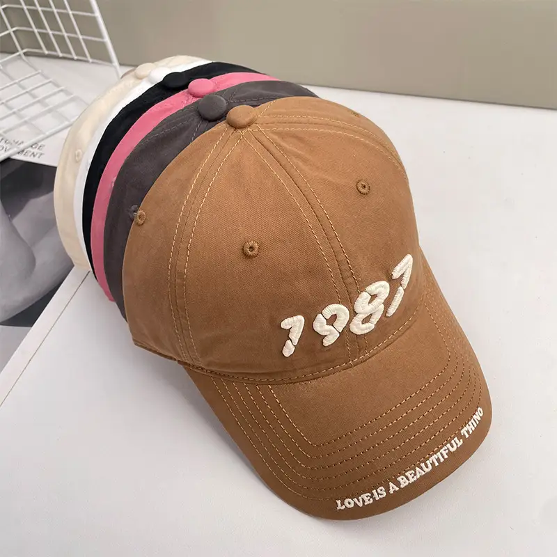 Women's 1987 Embroidered Baseball Cap Large Head — feature 16