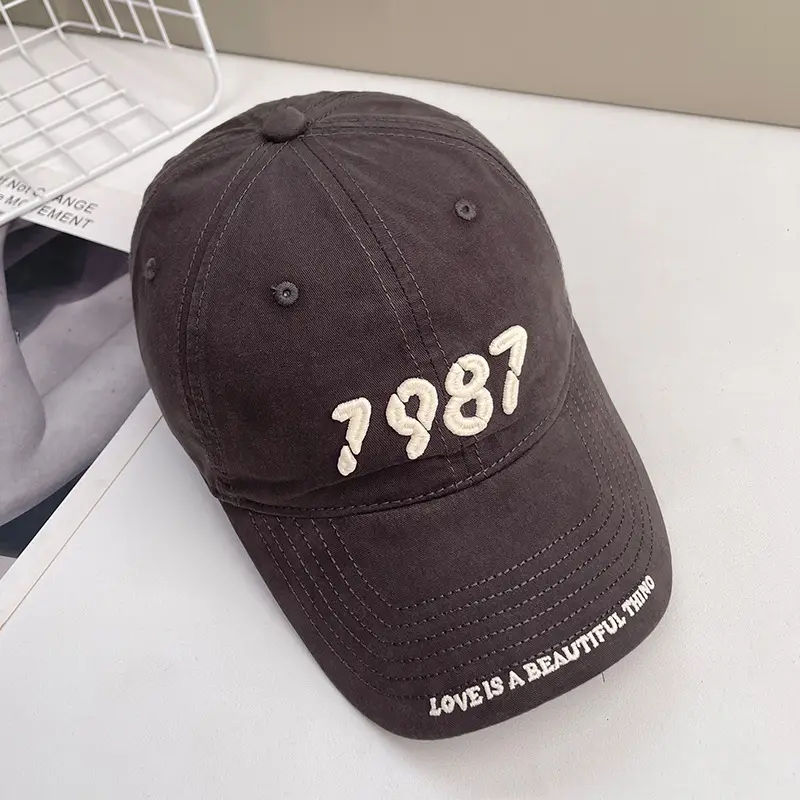 Women's 1987 Embroidered Baseball Cap Large Head — feature 22
