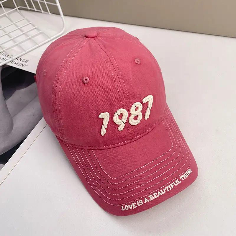 Women's 1987 Embroidered Baseball Cap Large Head — feature 27