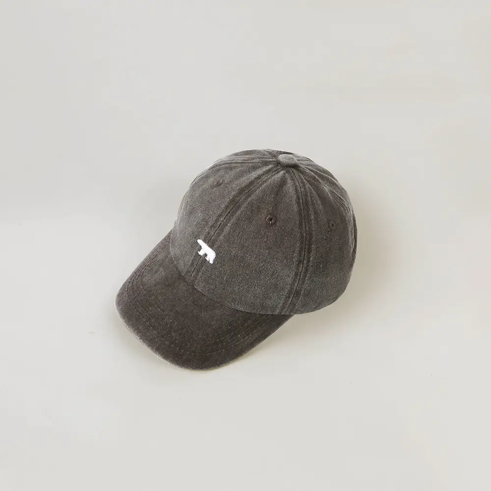 Children's American Retro Washed Denim Cap Sun Protection Casual Baseball Cap — feature 11
