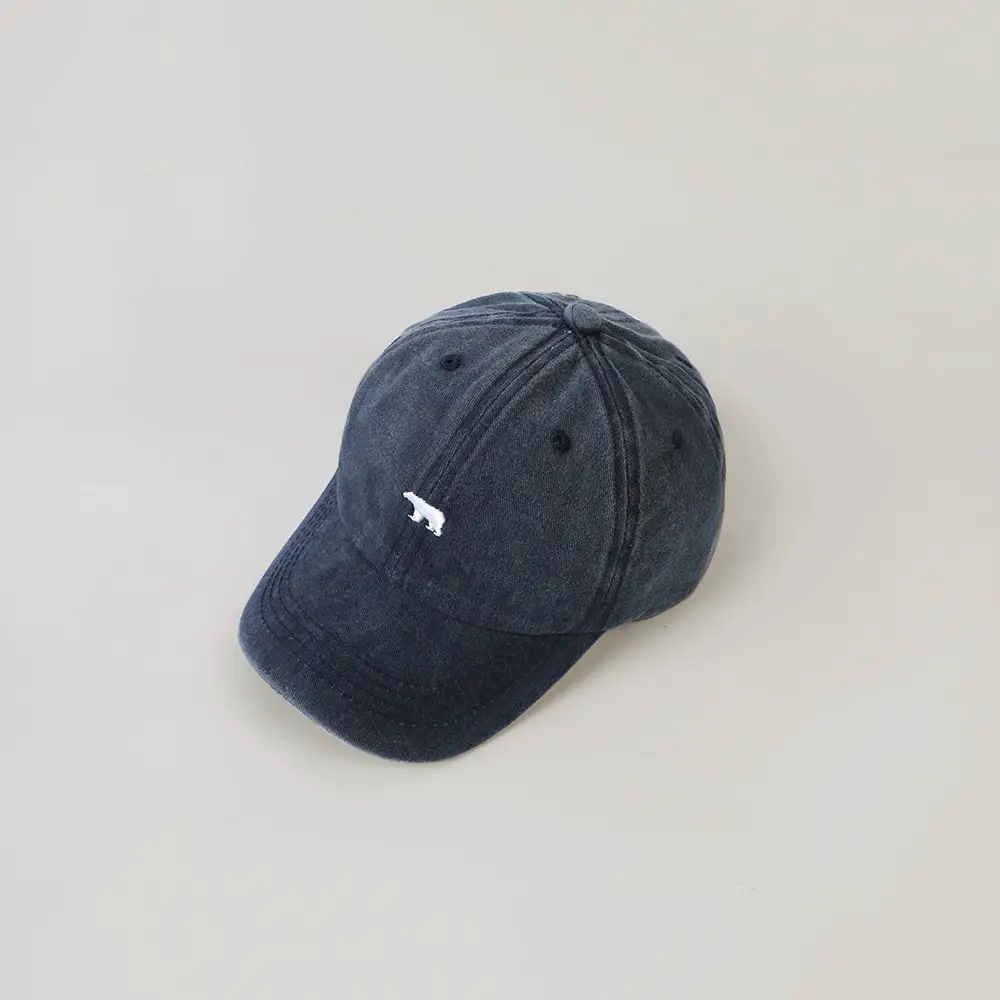Children's American Retro Washed Denim Cap Sun Protection Casual Baseball Cap — feature 7