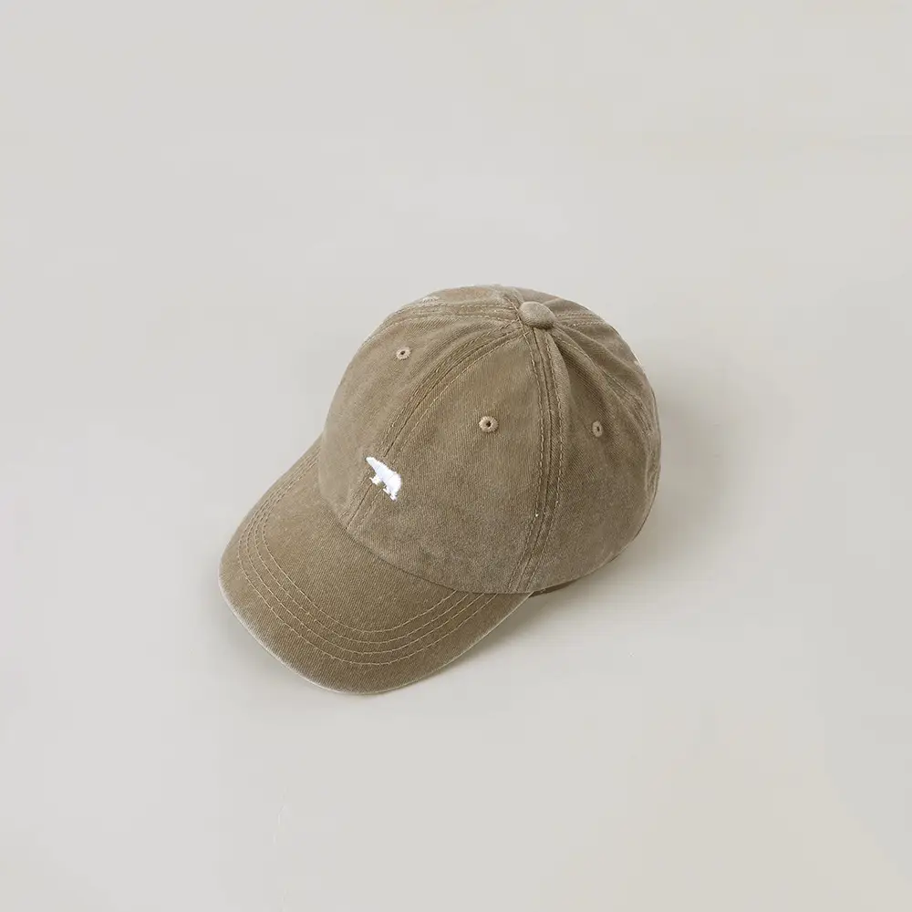 Children's American Retro Washed Denim Cap Sun Protection Casual Baseball Cap - Image 2
