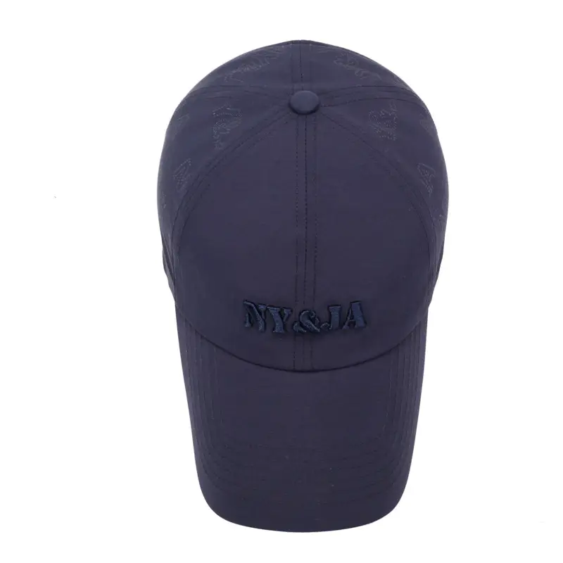 Blue Embroidered Baseball Cap with Face Cover - Image 7
