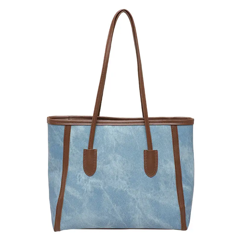 Women's Blue Canvas Shoulder Bag with Cute Design - Image 21