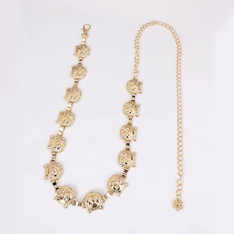 Vintage Women's Gold Spider Waist Chain with Chain - Image 8