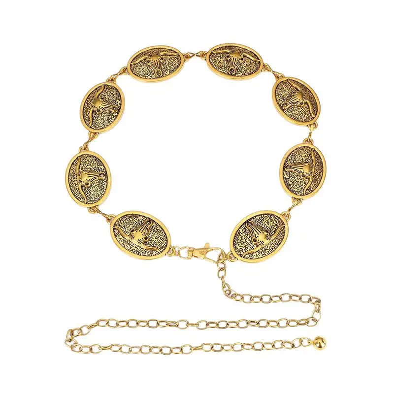 Vintage Women's Gold Spider Waist Chain with Chain - Image 11