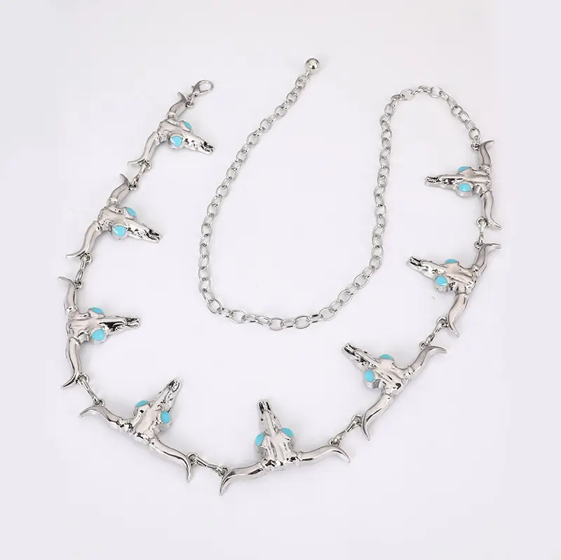Vintage Women's Gold Spider Waist Chain with Chain — feature 15