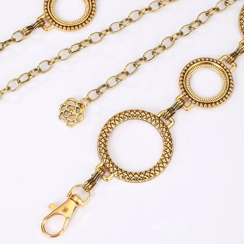 Vintage Women's Gold Spider Waist Chain with Chain — feature 2