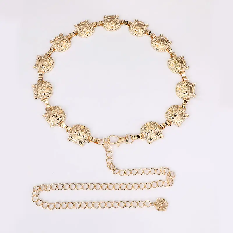 Vintage Women's Gold Spider Waist Chain with Chain — feature 25